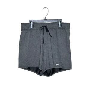 Nike gray workout pull on shorts size small